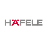 the hafele logo on a white background
